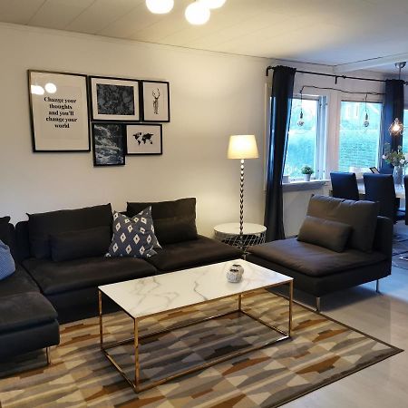 The White And Black House Villa Kalix Exterior photo
